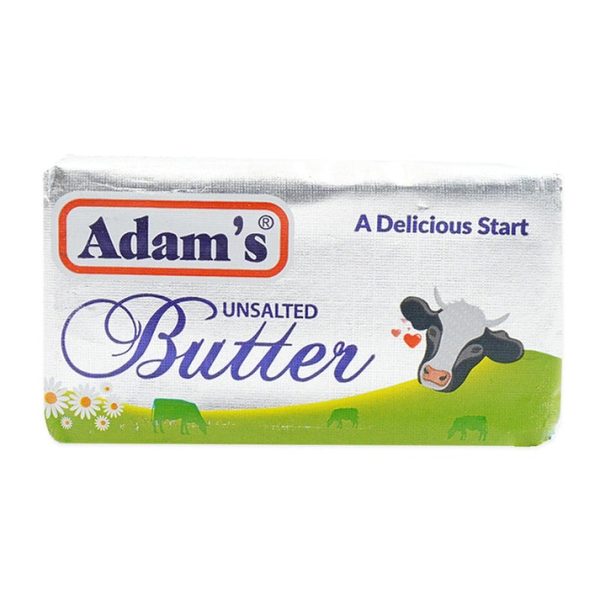 Adams Unsalted White Butter (ایڈمز اَن سالٹڈ وائٹ بٹر)-200 GM