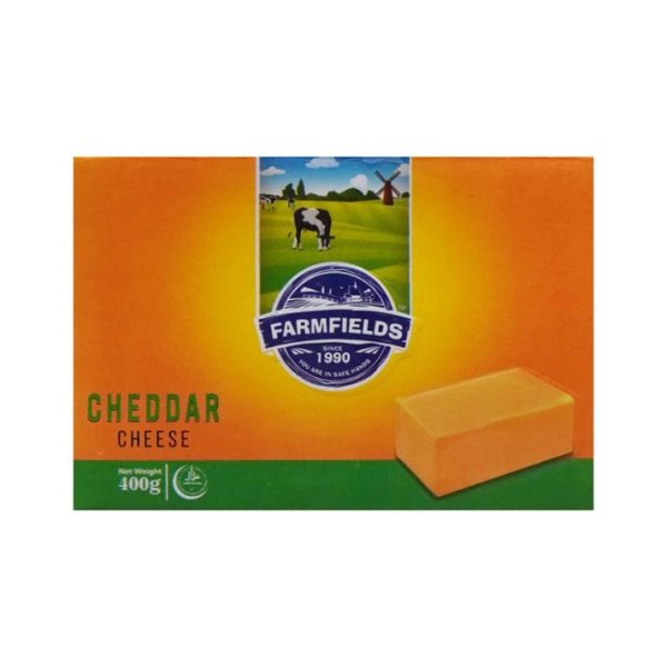 FF Cheddar Cheese Block (ایف ایف چیڈر چیز بلاک)-400 GM