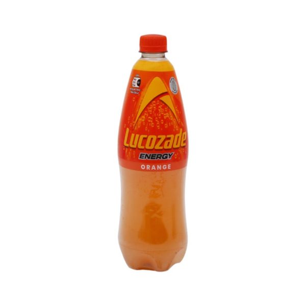 Lucozade Energy Drink Orange Bottle (لوکوزیڈ انرجی ڈرنک اورنج بوتل)-900 ML