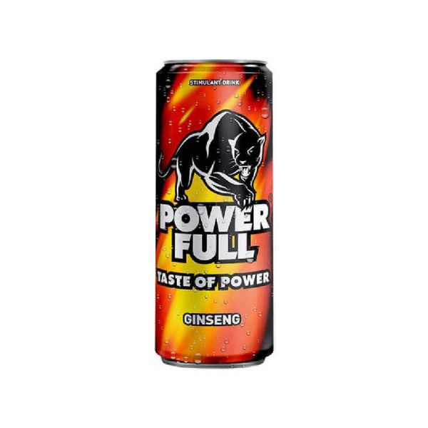 Powerfull Ginseng Drink (پاورفل جنسنگ ڈرنک کین)-Can 250 ML