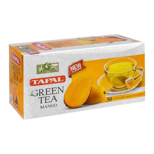 Tapal Green Tea Bags Aam 30 Pcs (ٹپال گرین ٹی بیگز آم 30 عدد)-45 Gram