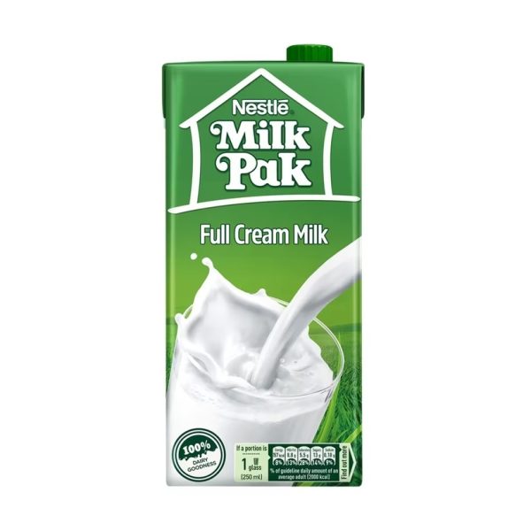 Nestle Milkpak Full Cream Milk (نیسلے ملک پیک فل کریم ملک)-1 LTR