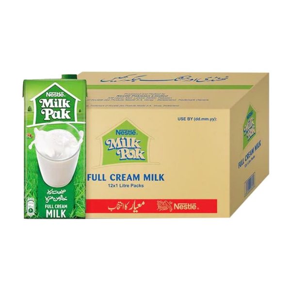 Nestle Milkpak Full Cream Milk (نیسلے ملک پیک فل کریم ملک)-1 LTR - Carton