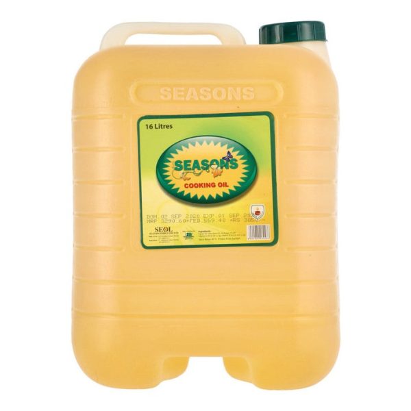 Seasons Cooking Oil Galon (سیزنز کوکنگ آئل گیلن)-16 LTR