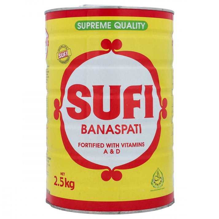 oli 2 Sufi Banaspati Ghee Tin (صوفی بناسپتی گھی ٹِن)-2.5 KG - Image 1