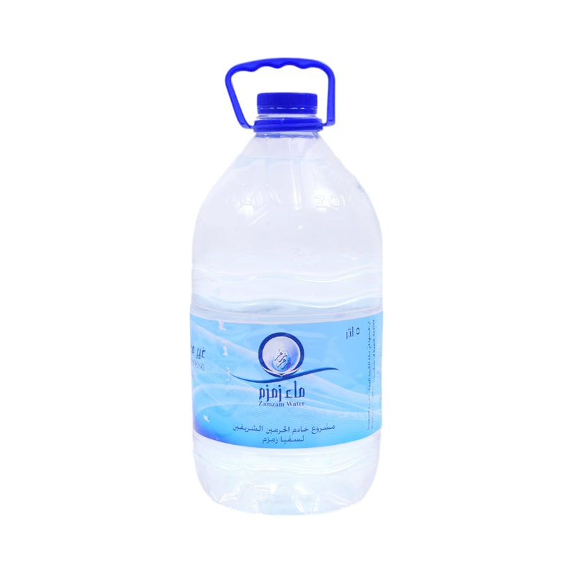 pani 13 Zamzam Pani ki Bottle (زمزم پانی کی بوتل)-5 Ltr - Image 1