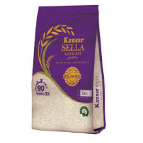 Kausar Sella Basmati Rice (کوثر سیلا باسمتے چاول)-1kg