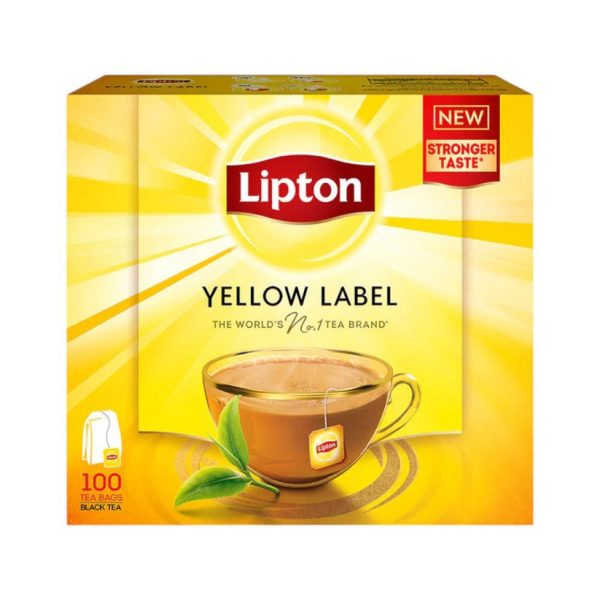 Lipton Chai Yellow Label 100 Bags (لیپٹن چائے ییلو لیبل 100 بیگز)-200 GM