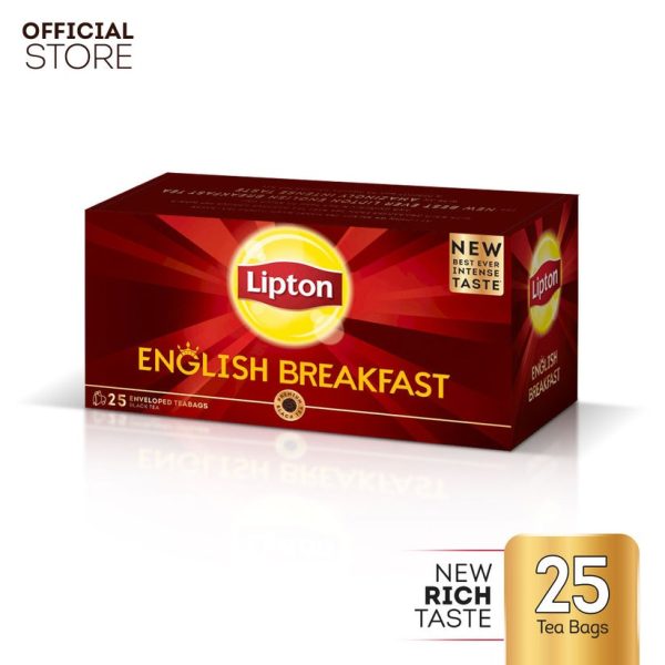 Lipton English Breakfast 25 Envelope Tea Bags (لپٹن انگلش بریک فاسٹ 25 اِنویلپ ٹی بیگز)