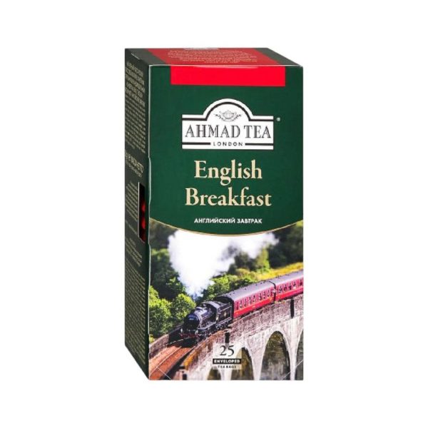 Ahmad Tea Bags English Breakfast 25 Pcs (احمد ٹی بیگز انگلش بریک فاسٹ 25 عدد)-50 GM