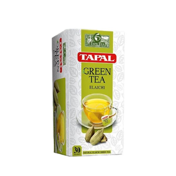 Tapal Green Tea Bags Elaichi 30 Bags (ٹپال گرین ٹی بیگز الائچی 30 بیگز)-