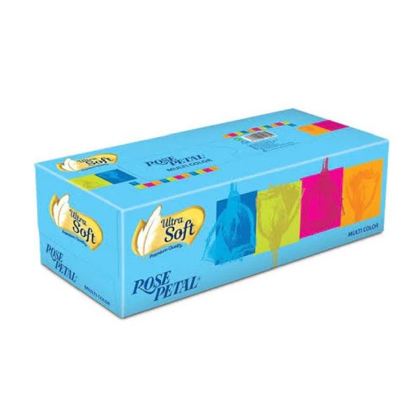 Rose Petal Tissue Multi Colour Soft & Gentle (روز پیٹل ٹشو ملٹی کلر سافٹ اینڈ جینٹل)