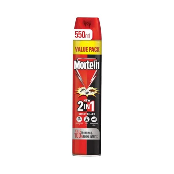 Mortein Insect Killer for All Insects Spray (انسیکٹ کلر برائے تمام کیڑے مکوڑے اسپرے)-550 ML