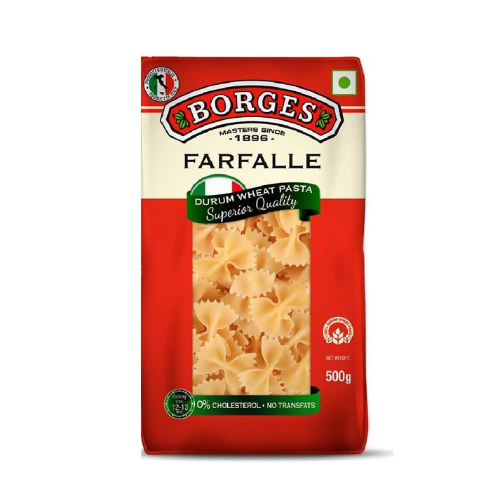 f 4 Borges Pasta Farfalle (بورجز پاسٹا فارفالی)-500 Gram - Image 1