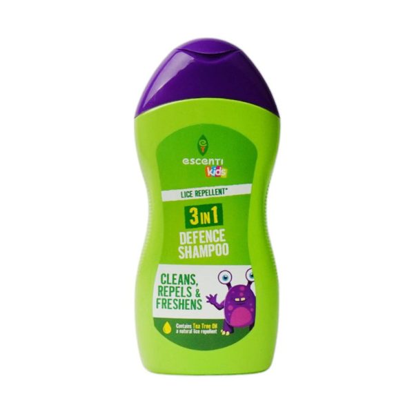 Escenti Kids Shampoo Lice Repellent Defence (ایس سینٹی کِڈز شیمپو لائس ریپلینٹ ڈیفنس) 3 in 1-300 ML