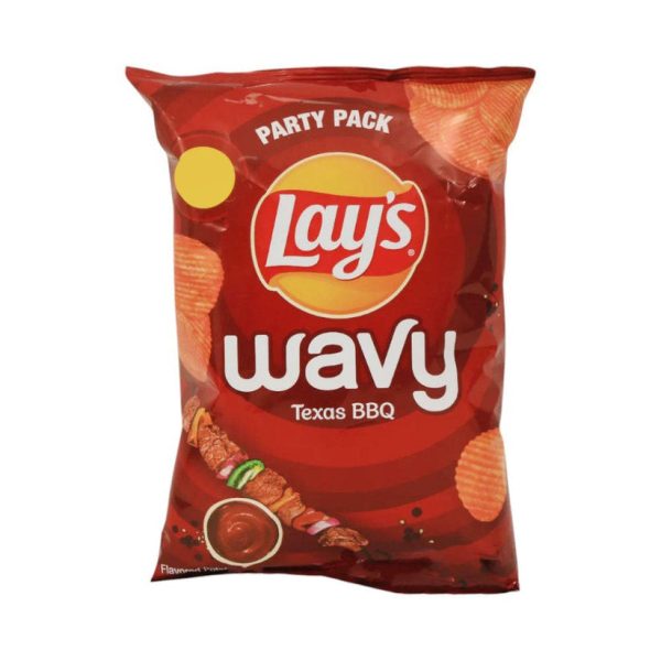 Lays Wavy BBQ Chips (لیز ویوی باربی کیو چپس)-70 gm
