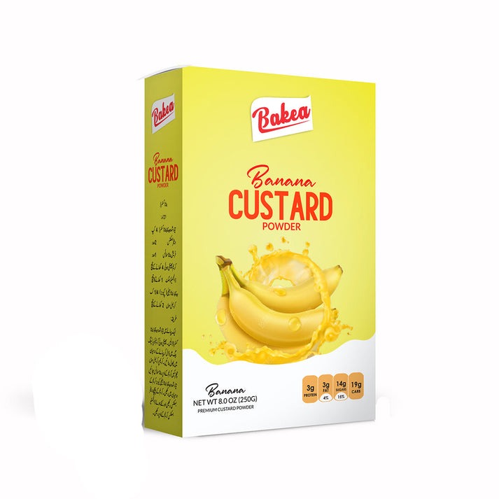 k 2 Bakea Kela Custard Powder (بیکیا کیلا کسٹرڈ پاؤڈر)-250 Gram - Image 1