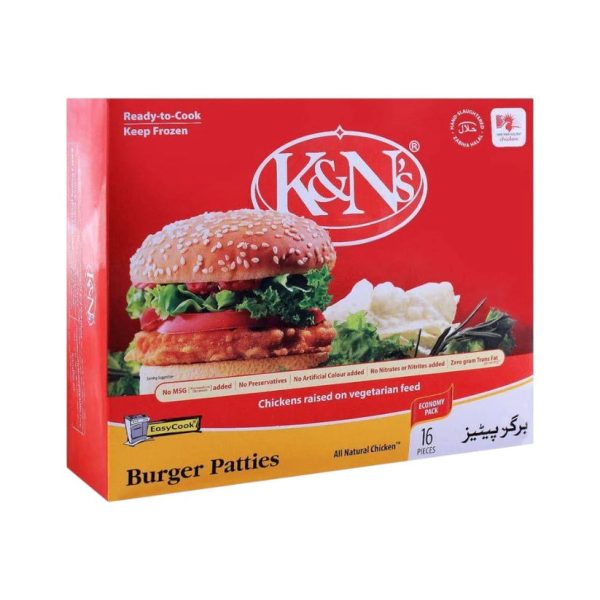 K&N Burger Patties 16 pcs (کے اینڈ این برگر پیٹیز 16 عدد)-1.07 kg