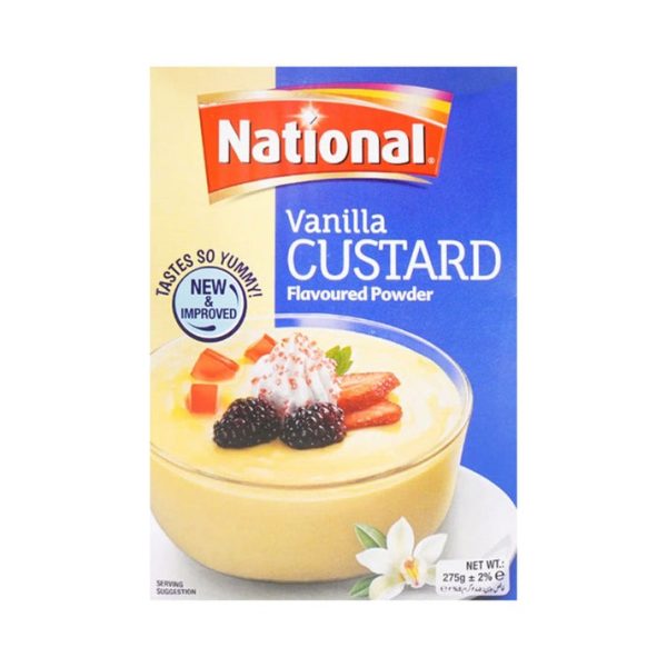 National Custard Powder Vanilla (نیشنل کسٹرڈ پاؤڈر ونیلا)-275 Gram