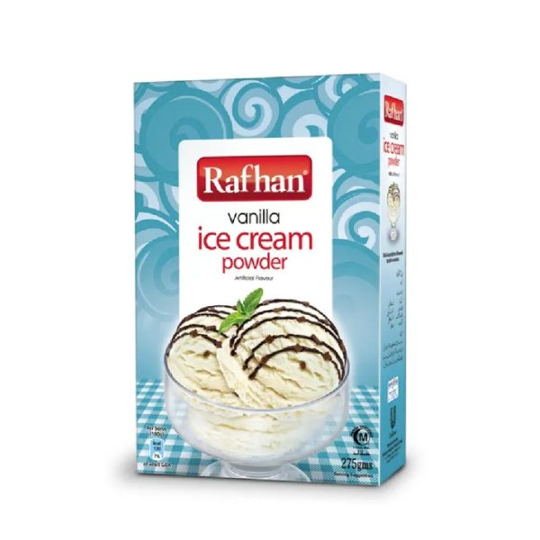 Rafhan Vanilla Custard Powder (رافحان ونیلا کسٹرڈ پاؤڈر)-275 Gram