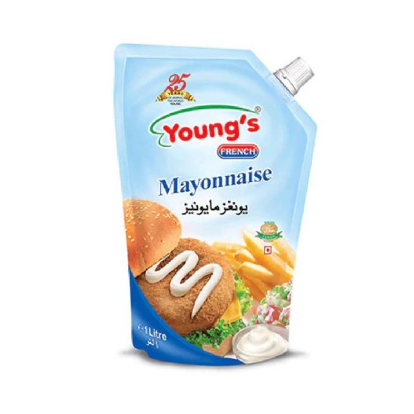 Young’s French Mayonnaise Pouch (یونگز فرنچ مایونیز پاؤچ)-1 Litre
