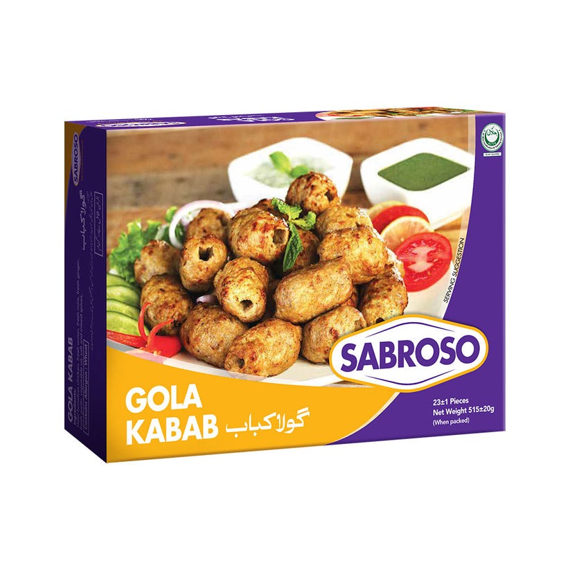 ka 3 Sabroso Gola Kabab 23 pcs (سبروسو گولا کباب 23 پیس)515 Gram - Image 1