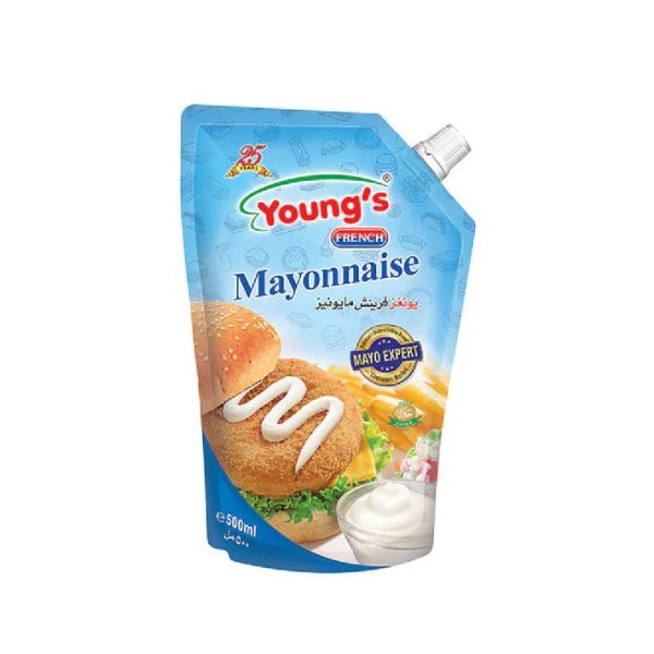 Young’s French Mayonnaise Smart Pouch (یونگز فرنچ مایونیز اسمارٹ پاؤچ)-500 ML