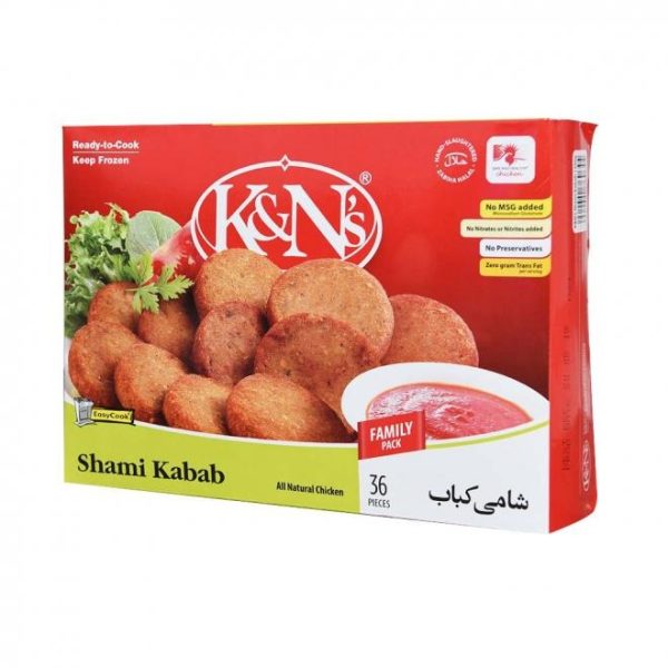 K&N Shami Kabab Family Pack (کے اینڈ این شامی کباب فیملی پیک)-1.296 Kg