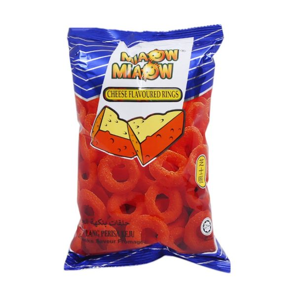 Miaow Miaow Cheese Rings Chips (میاؤ میاؤ چیز رنگز چپس)-60 gm