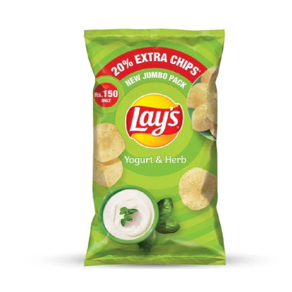 Lays Dahi aur Jari Booti Chips (لیز دہی اور جڑی بوٹی چپس )-120 gm