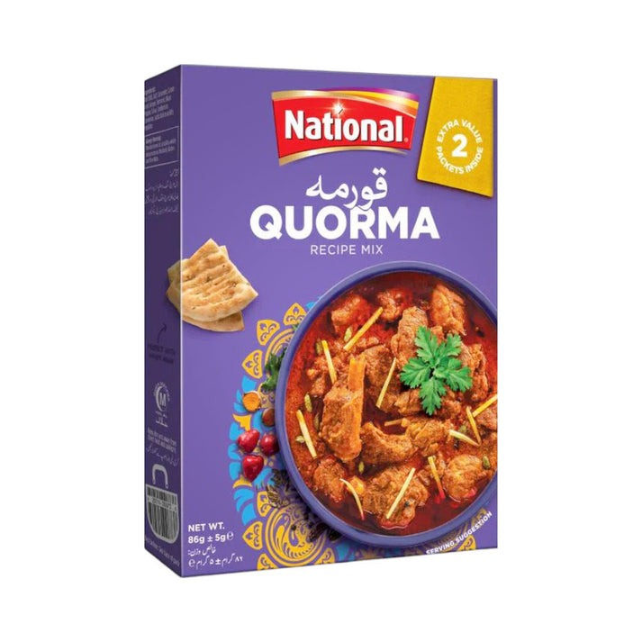 mx 25 National Qorma Masala Double Pack (نیشنل قورمہ مصالحہ ڈبل پیک)-86 gram - Image 1