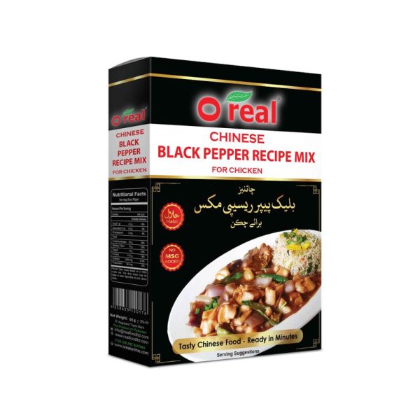 Oreal Chinese Black Pepper Mix for Chicken (اوریال چائنیز بلیک پیپر مکس فار چکن)-80gm