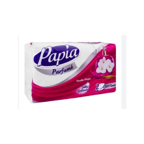 Papia Tissues Vanilla Magic Khushbodar, Nihayat Narm aur Mulaim (پاپیا ٹشو ونیلا میجک خوشبودار، نہایت نرم اور ملائم)-پاپیا ٹشو ونیلا میجک خوشبودار، نہایت نرم اور ملائم