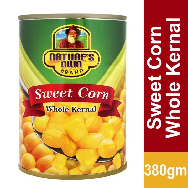 Natures Home Sweet Corn Whole Kernel (نیچرز ہوم سویٹ کارن ہول کرنل)-380gm