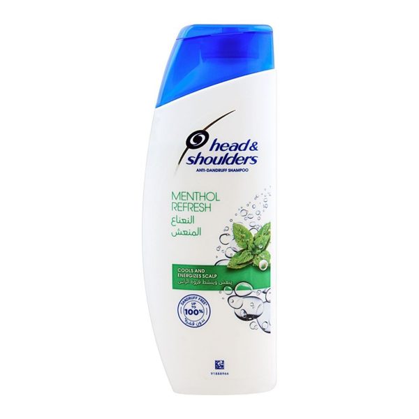 Head & Shoulders Menthol Refresh Shampoo (ہیڈ اینڈ شولڈرز مینتهول ریفریش شیمپو)-185ml