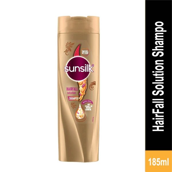 : Sunsilk Hairfall Solution Shampoo (سن سلک ہیرفال سولیوشن شیمپو)-185mL